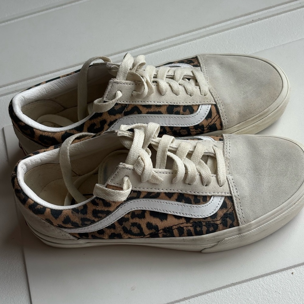 Vans Leopard Print Women's Sneakers 6.5 - Picture 3 of 6